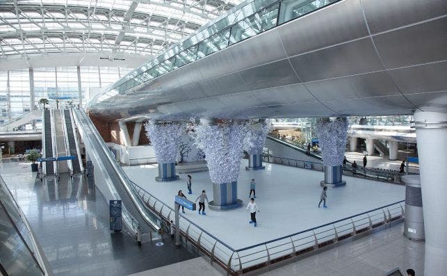 Pista de patianje, aeropuerto de Inchon airport 