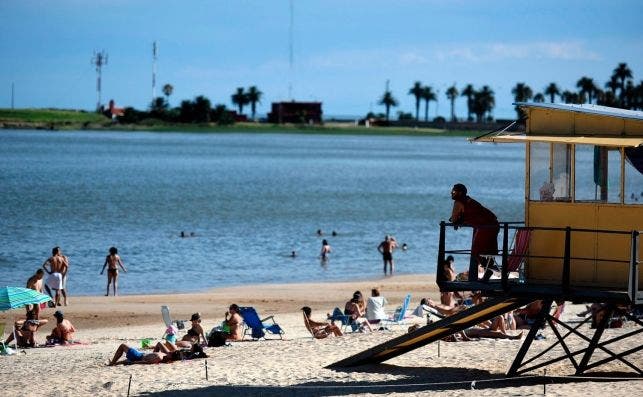 Playa de Pocitos. Foto Intendencia de Montevideo.