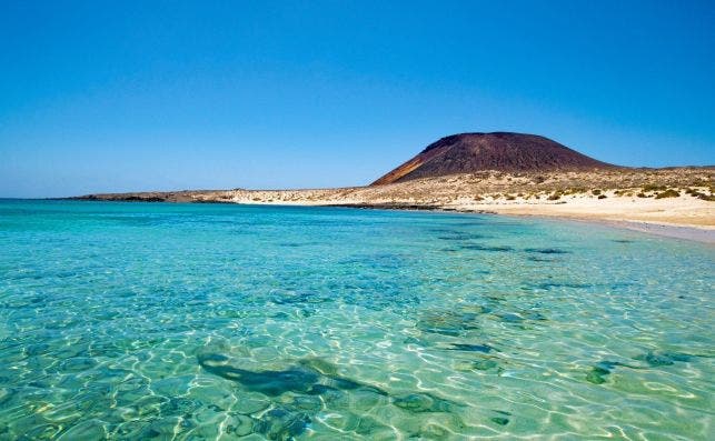 Playa Francesa en La Graciosa. Foto Pixabay.