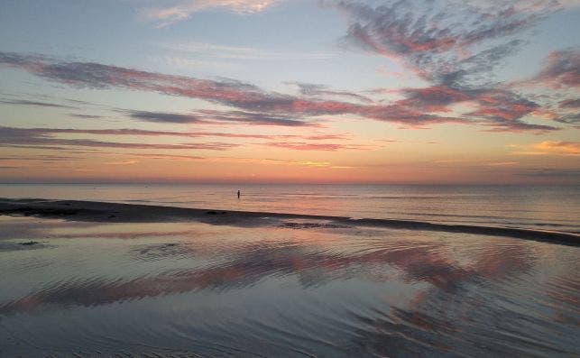 Playa Jurmala, en Letonia. Foto Pixabay