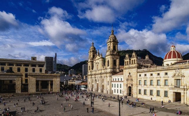 Plaza BoliÌvar, BogotaÌ. Foto Getty Images