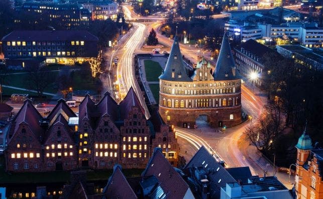 Puerta de Holstentor. Foto Turismo de Alemania.