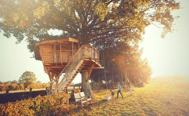 Â¿QuiÃ©n no ha soÃ±ado dormir en una cabaÃ±a en el Ã¡rbol. Foto Booking.