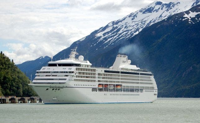 Regent es una de las compaÃ±Ã­as que ofrecen cruceros de expediciÃ³n de lujo. Foto: Regent Seven Seas.