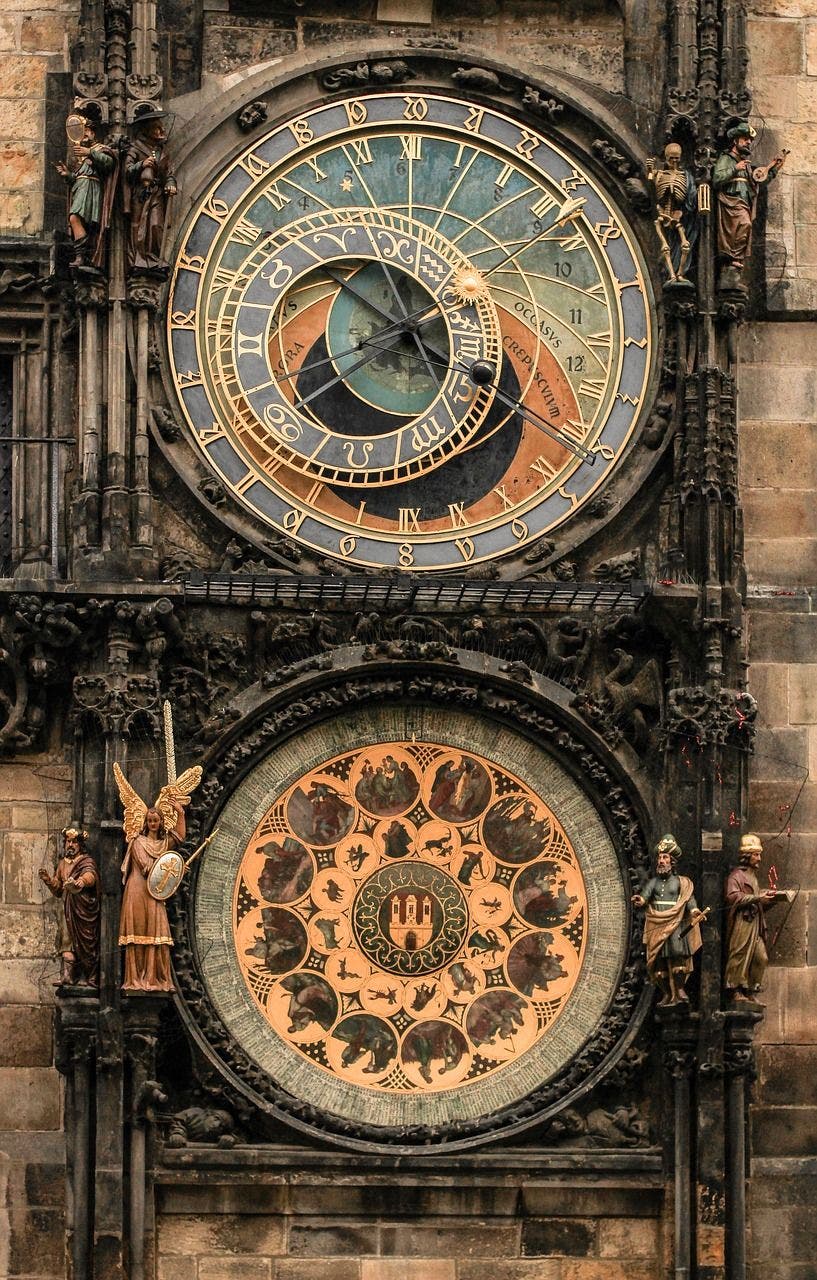Reloj astronoÌmico de Praga. Foto: Richard Ley | Pixabay.