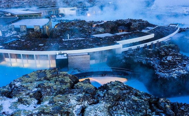Naturaleza y arquitectura en este resort en Islandia. Foto: Ahead Awards.