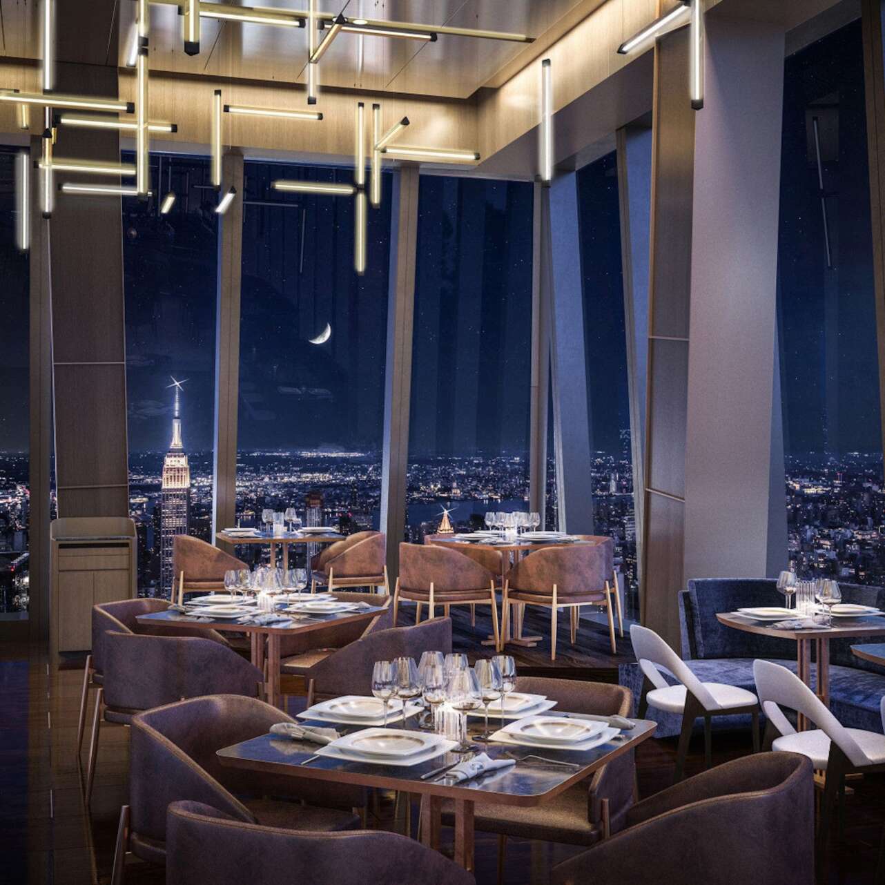 Restaurante Peak, Nueva York. Foto Peak