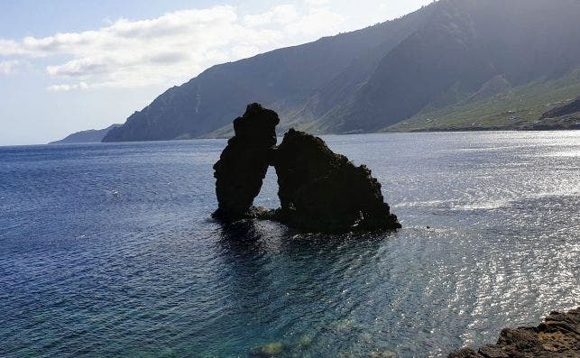 Roque de La Bonanza, la roca mÃ¡s fotografiada de la isla. Foto: MarÃ­a Avelina GarcÃ­a..