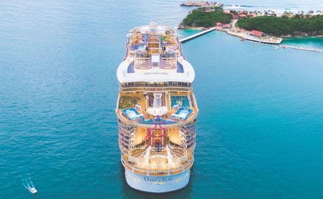 Royal Caribbean invertirÃ¡ 150 millones de euros en renovar a fondo el Oasis of the Seas. Foto: Royal Caribbean.