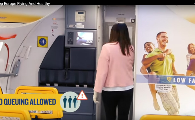 Ryanair no permitirÃ¡ que haya colas para ir al baÃ±o del aviÃ³n. Imagen: Ryanair