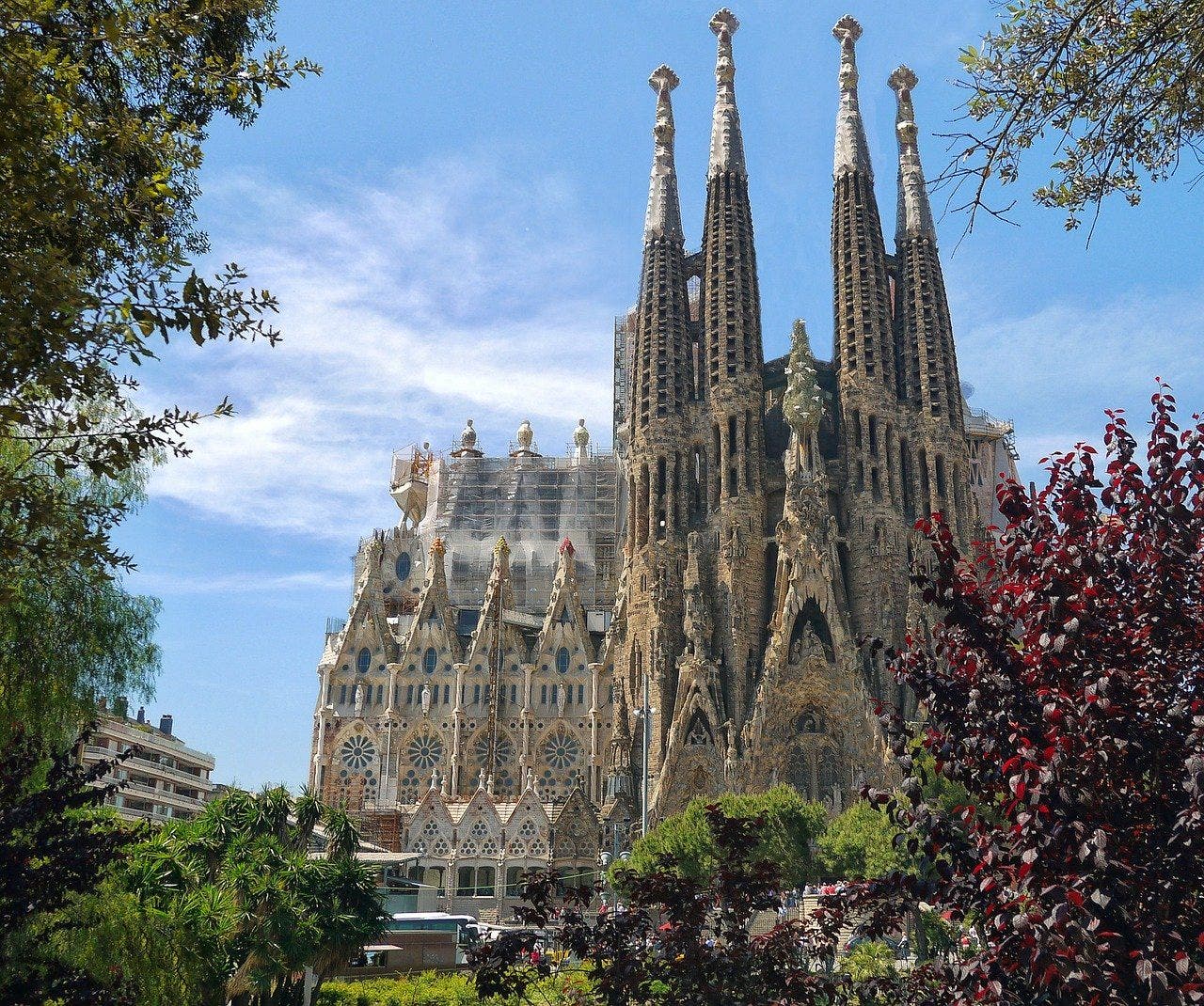 Sagrada Familia. Foto Patrice Audet Pixabay