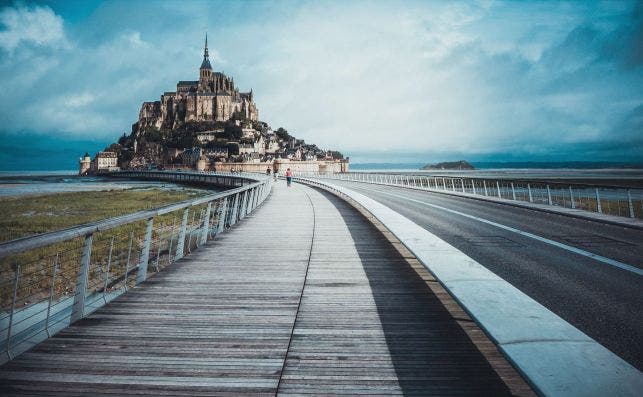 Una manera Ã©pica de alcanzar Saint-Michel. Foto: Pixabay