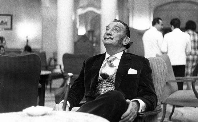 Salvador DalÃ­ en el Westin Palace. EFE.