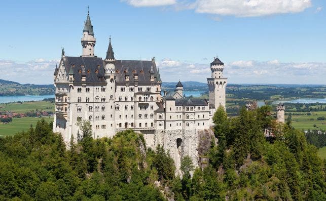 Los nazis escondieron obras de arte en el castillo Neuschwanstein. Foto Wikipedia