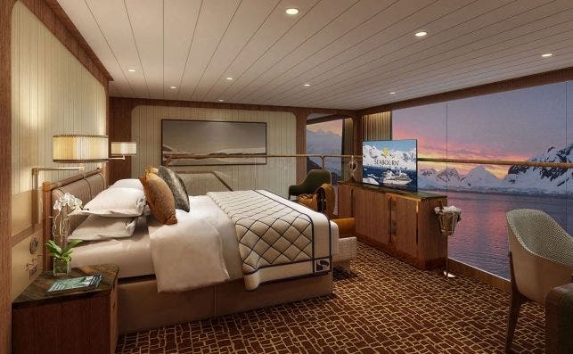 Seabourn Venture suite.