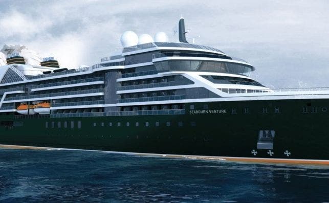 El Venture es la apuesta de Seabourn por conquistar el mercado de los cruceros de expediciÃ³n. Foto: Seabourn.