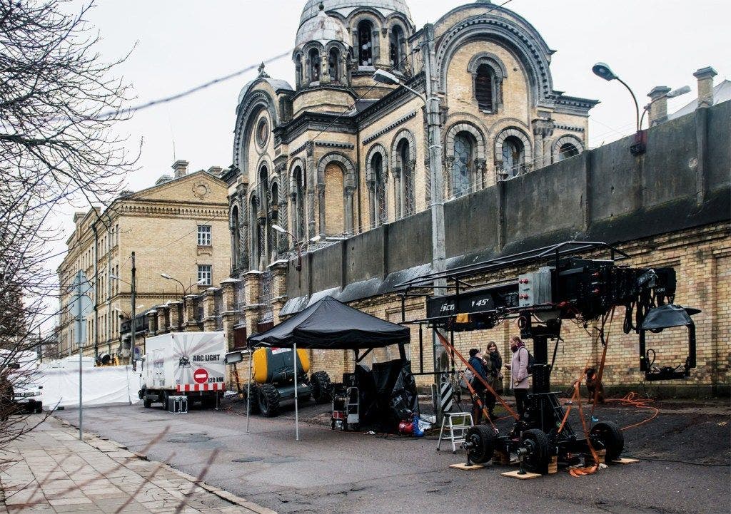 Set de rodaje de Stranger Things en Vilna. Foto Gol Vilnius