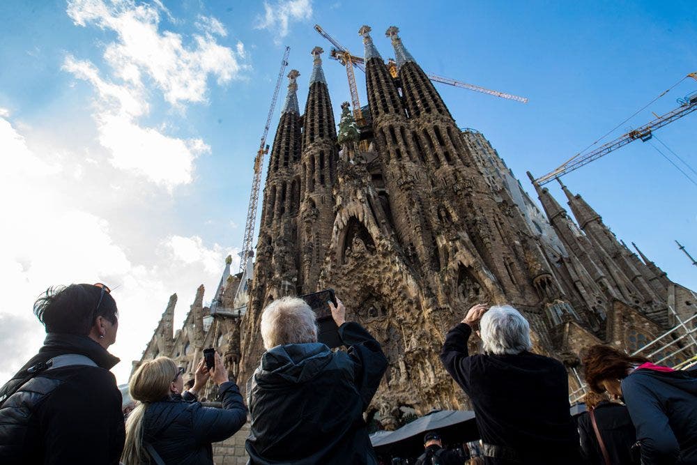 La Sagrada Familia es uno de los puntos más visitados de Barcelona. Foto: EFE