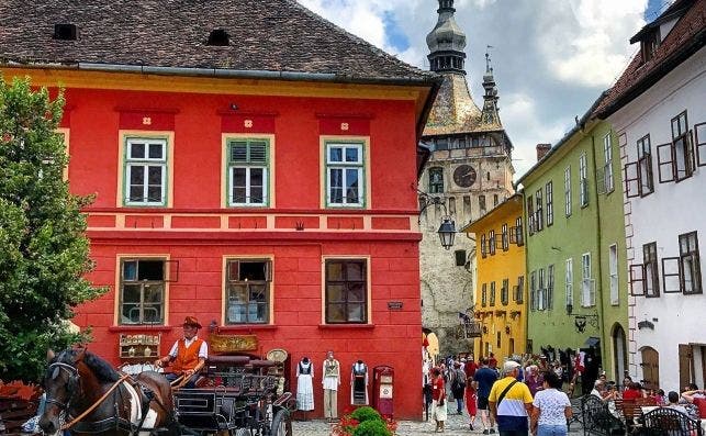 SighiÅŸoara, Romania, Casa Savri. Foto Booking.