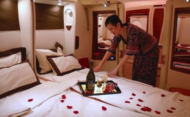 Singapore Airlines es premiada como la mejor aerolÃ­nea del mundo. El lujo de su primera clase lo confirma.