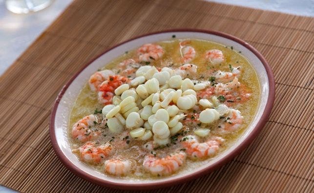 Sopa de camarones