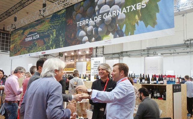 Stand de Terra de Garntaxes en la Barcelona Wine Week. Foto BWW