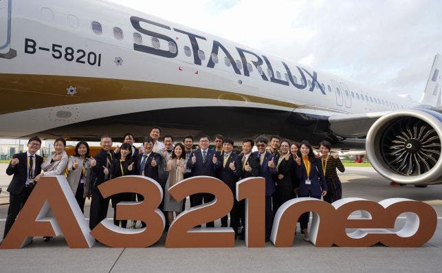 Starlux tendrÃ¡ una flota integrada por A321neo y A350XWB. Foto: Starlux.