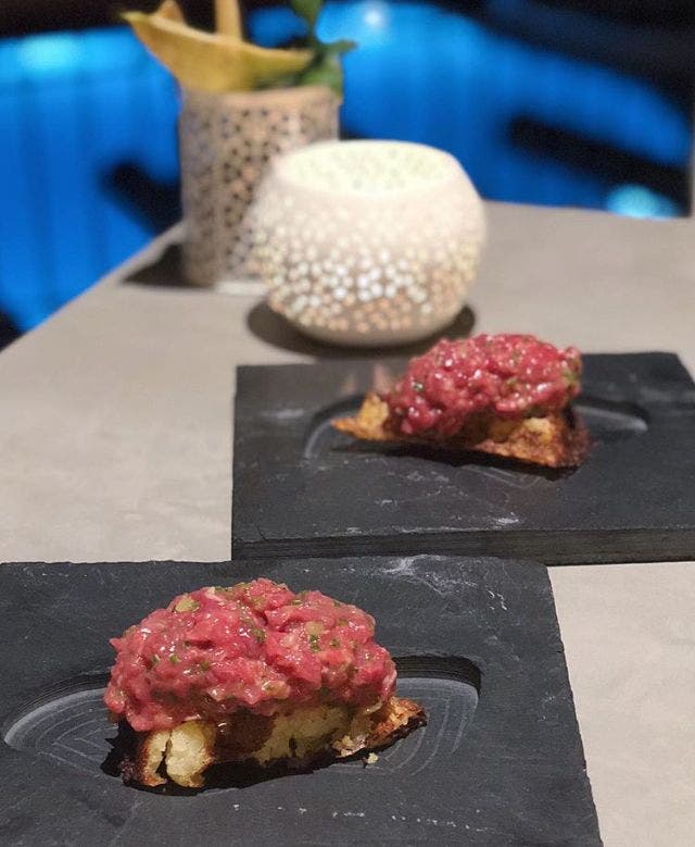 Steak tartar. Restaurante Melvin.