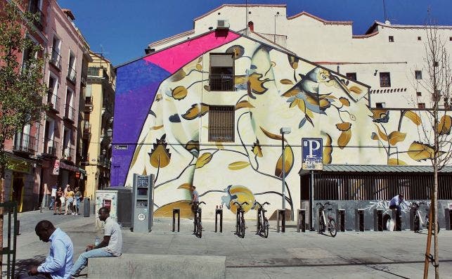 Street arte en el barrio de LavapiÃ©s. Foto: Pixabay.