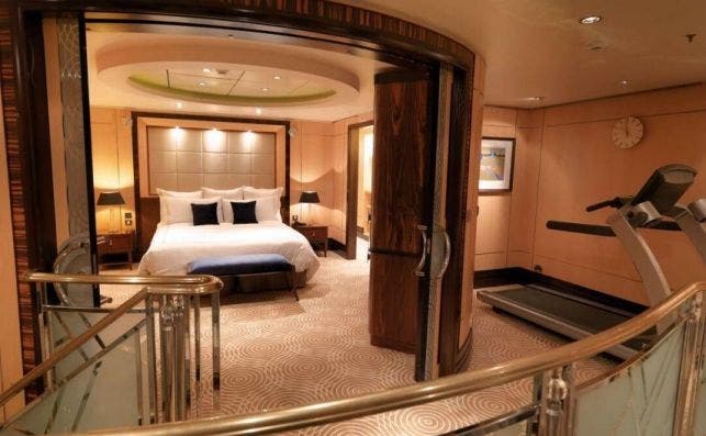 Suite Gran Duplex, Cunard Line. Foto Aquotic.