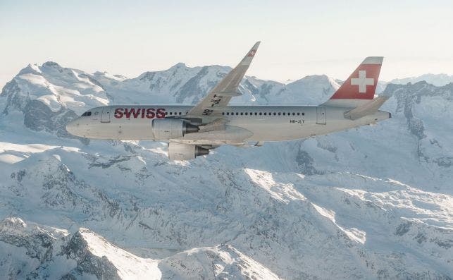 La aerolÃ­nea cuenta con una flota de 29 A220 de las series 100 y 300. Foto: Swiss.