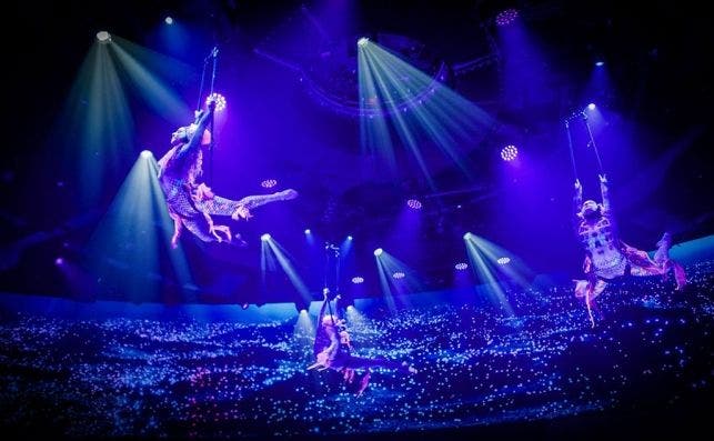 Los espectÃ¡culos del Cirque du Soleil en los barcos de MSC son tan impactantes como en tierra firme. Foto: MSC Cruceros.
