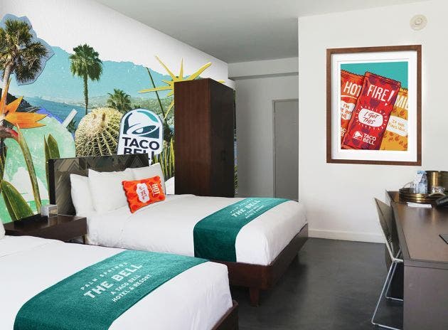 Taco Bell Hotel.