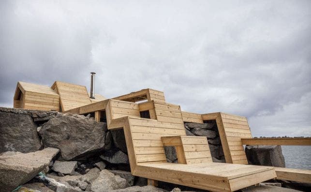 The Bands Sauna, Islas Lofoten. Foto Jonas Aarre Sommarset