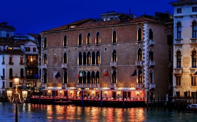 The Gritti Palace exterior, Venecia. Foto Marriott.