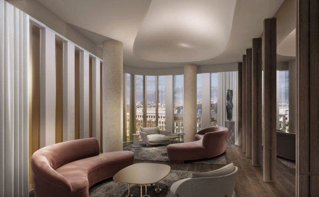 The Londoner Penthouse LivingRoom. Foto: Preferred Hotels & Resorts.