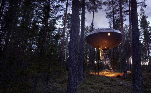 The UFO. Foto: Tree Hotel.
