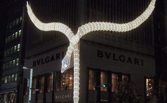 Tienda Bulgari en Ginza. Foto Pixabay