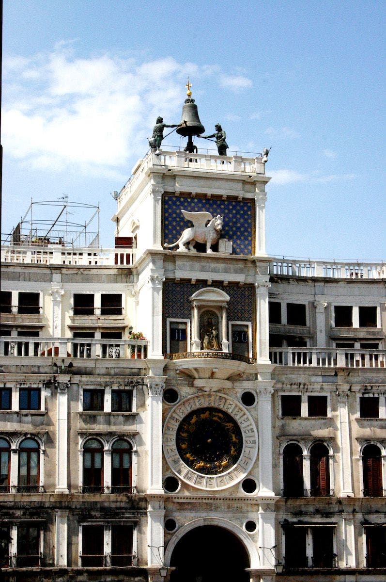 Torre del reloj de Venecia. Foto: Manena Munar.