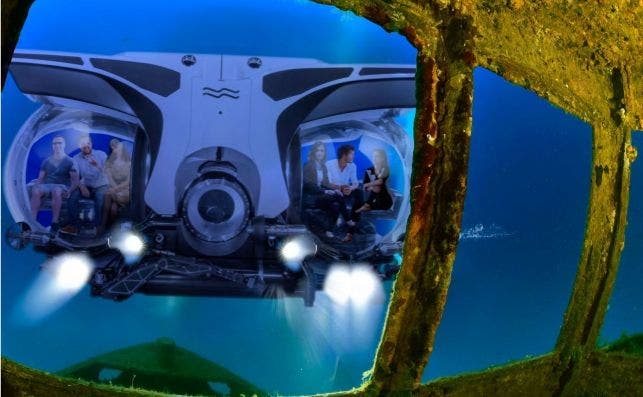 Seabourn llevarÃ¡ a los pasajeros a las profundidades en lujosos mini submarinos. Foto: U-Boat Worx