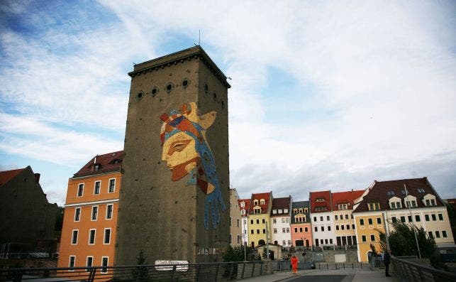 Un puente separa a GoÌˆrlitz y Zgorzelec. Foto: Manena Munar.