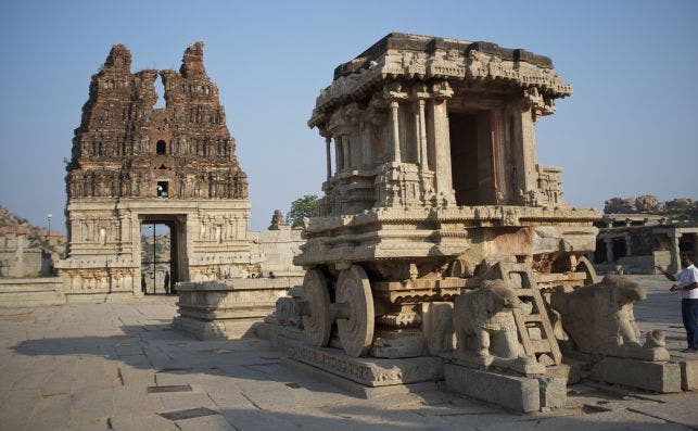 Vijayanagara, hoy Hampi. Foto Wikimedia Commons.