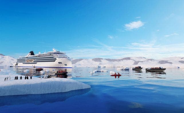 Los cruceros navegarÃ¡n por el Ãrtico y la AntÃ¡rtida. Foto: Viking Ocean Cruises.
