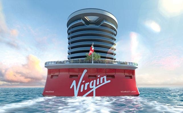 El cuarto barco de Virgin Voyages, similar al Scarlet Lady, comenzarÃ¡ a navegar en 2023.