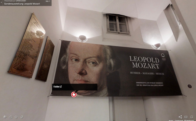 Visita virtual a la casa de Mozart en Viena.