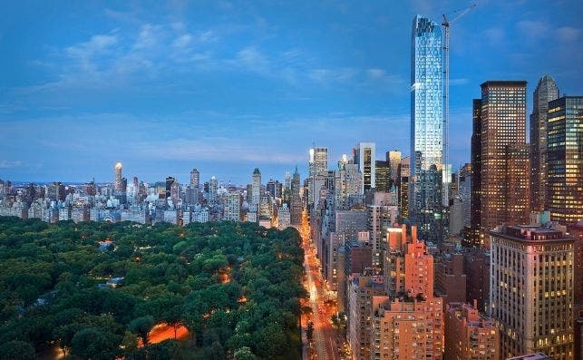 Vistas de Nueva York desde el Mandarin Oriental.