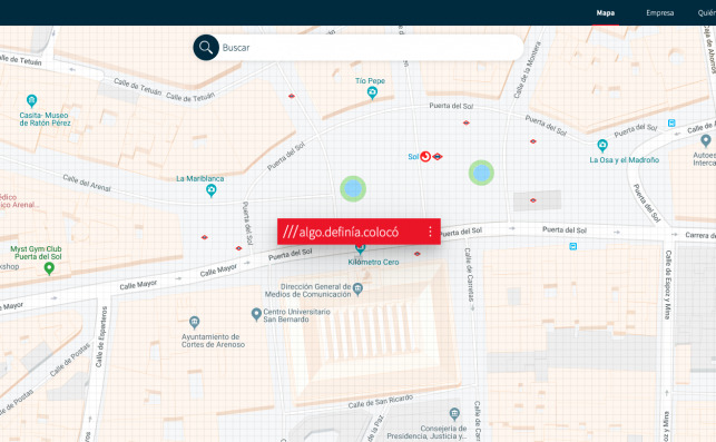 What3Words, Puerta del Sol