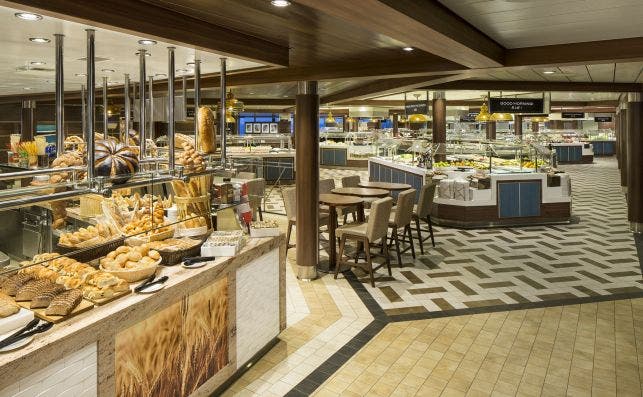 El buffet del Windjammer quizÃ¡s sea reemplazado por un servicio similar al de los restaurantes. Foto Royal Caribbean