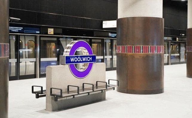 Nueva estaciÃ³n de Woolwich. Foto: Crossrail.
