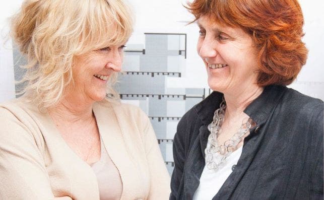 Yvonne Farrell y Shelley McNamara, ganadoras del Premio Pritzker 2020. Foto: Pritkzer Prize
